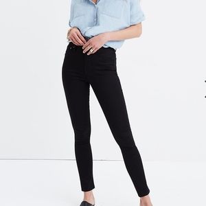 Madewell 10" High-Rise Skinny Jeans in Carbondale Wash